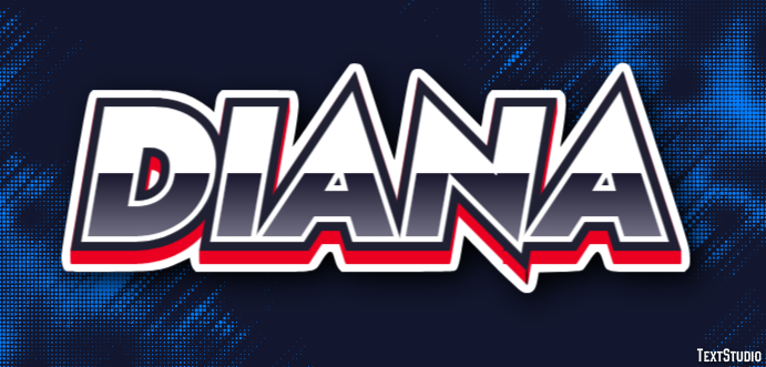 Diana Text effect