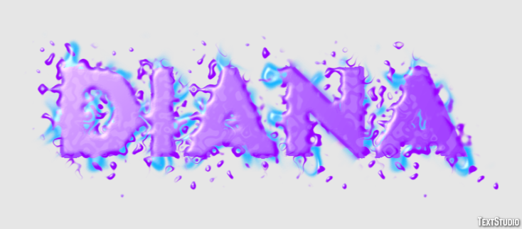 Diana Text effect