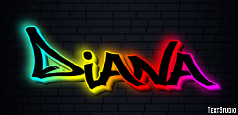 Diana Text effect