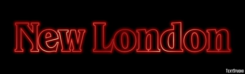 New London Effetto testo