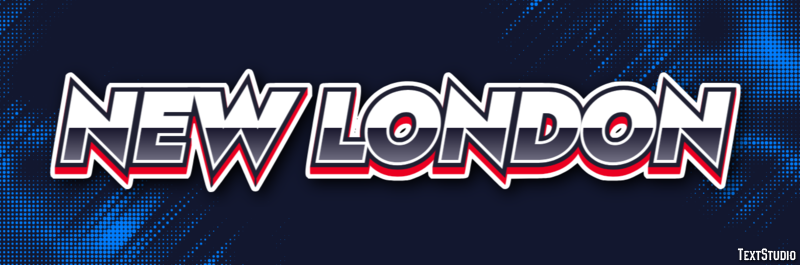 New London Effetto testo