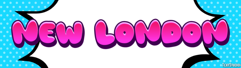 New London Effetto testo