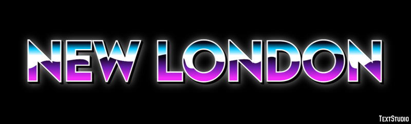 New London Effetto testo