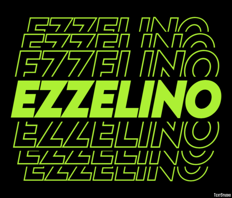 Ezzelino Effetto testo