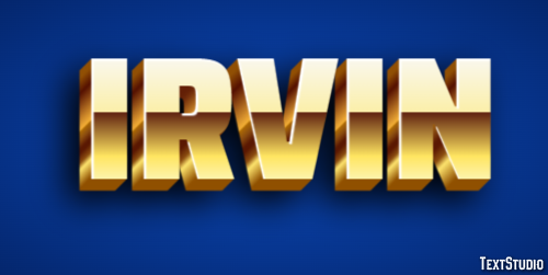 Irvin Text effect