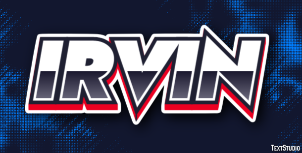 Irvin Text Effect