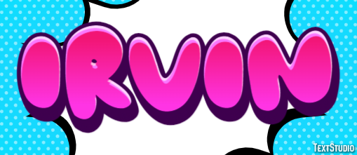 Irvin Text effect