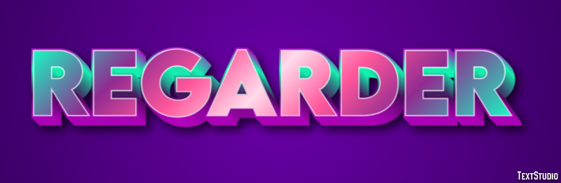 Regarder Text Effect