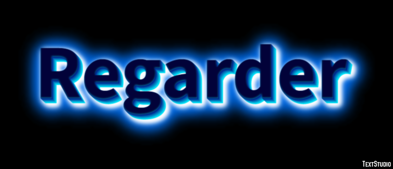 Regarder Text Effect