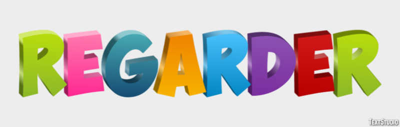 Regarder Effet de texte