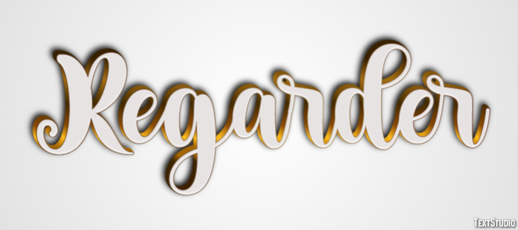 Regarder Text Effect