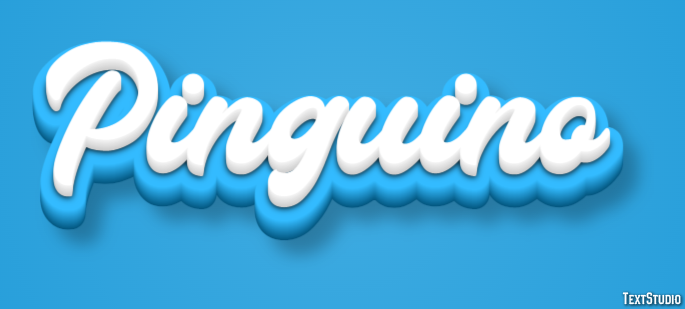 Pinguino Texteffekt