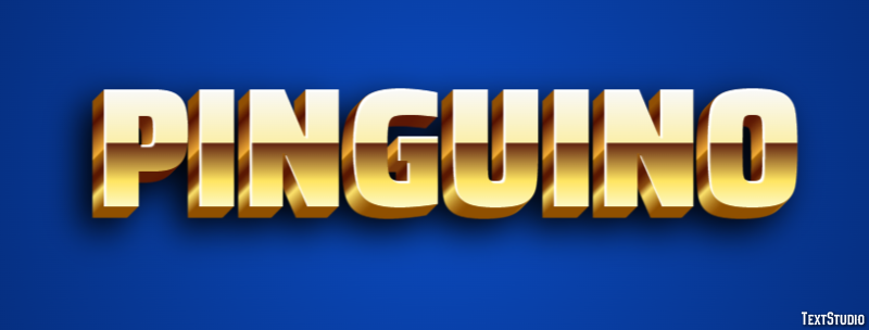 Pinguino Effetto testo