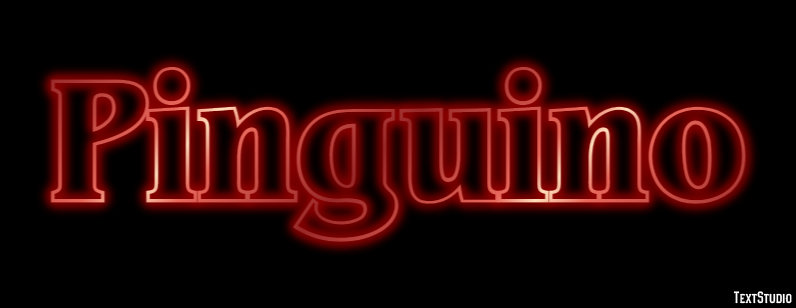 Pinguino Texteffekt