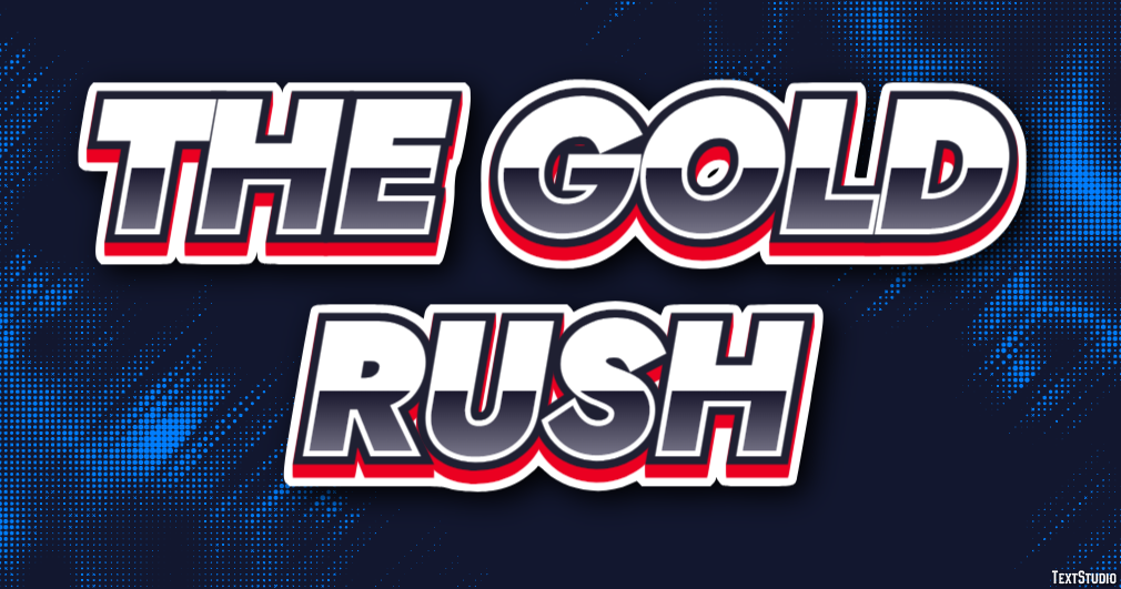 The Gold Rush Text Effect