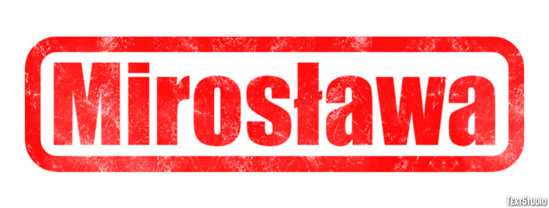 Mirosława Efekt tekstowy