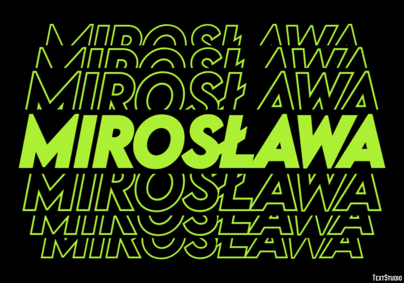 Mirosława Efekt tekstowy