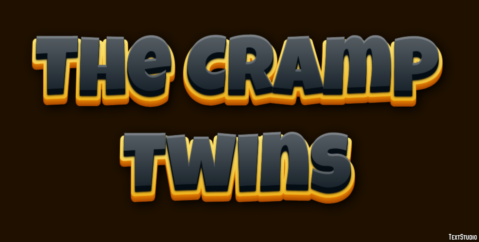 The Cramp Twins テキスト効果