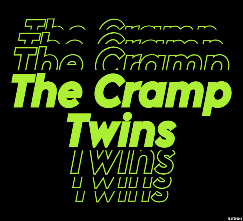 The Cramp Twins Effetto testo