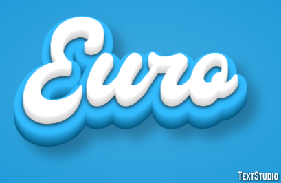 Euro Metin efekti