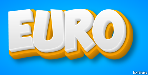 Euro Tekst Effect