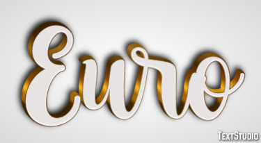 Euro Tekst Effect