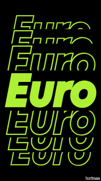 Euro Metin Efekti