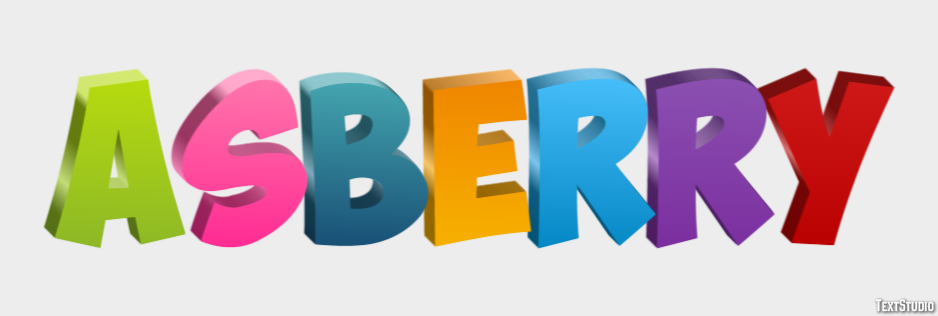 Asberry Efekt tekstowy