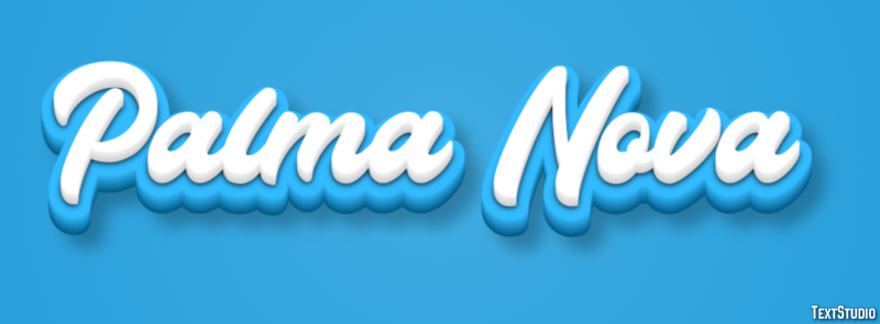 Palma Nova Эффект текста