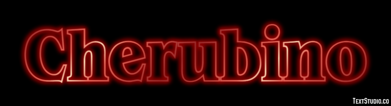 Cherubino Effetto testo
