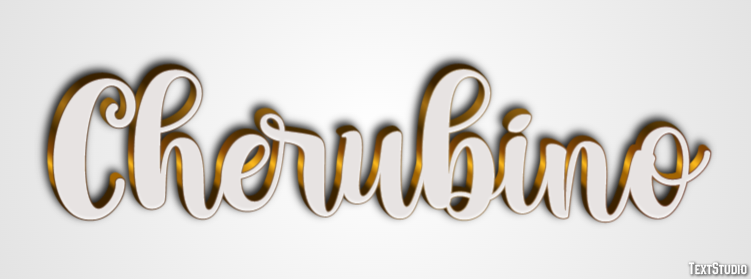 Cherubino Effetto testo