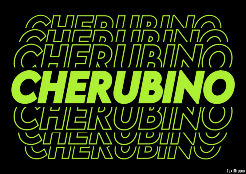 Cherubino Effetto testo