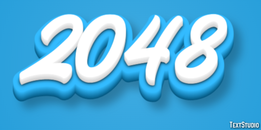 2048 Texteffekt