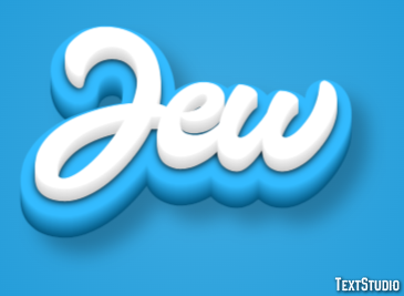 Jew Effetto testo