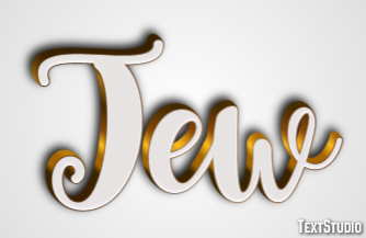 Jew Effetto testo