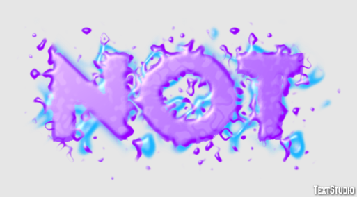 Not Text Effect