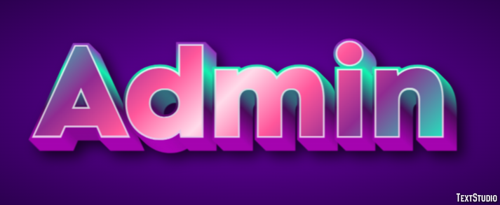 Admin Text Effect