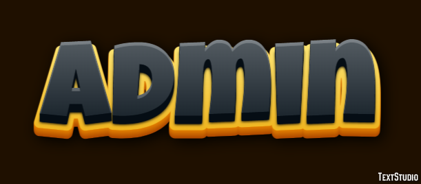 Admin Text Effect