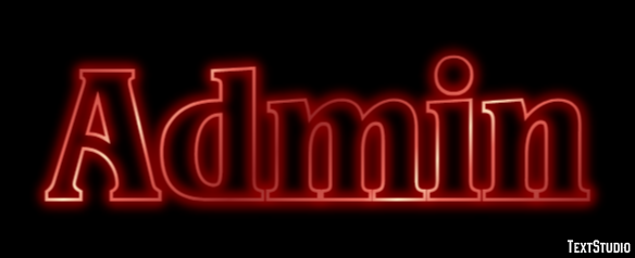 Admin Text effect