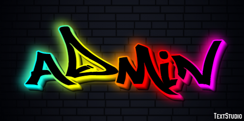 Admin Text Effect