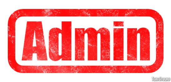 Admin Text effect