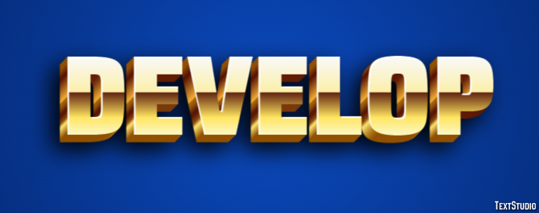 Develop テキスト効果