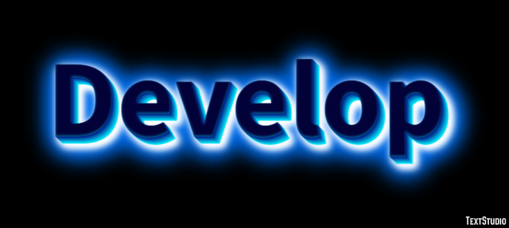 Develop Text Effect