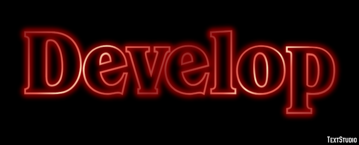 Develop テキスト効果