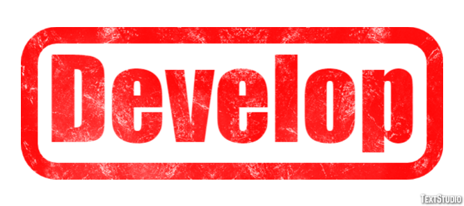 Develop テキスト効果