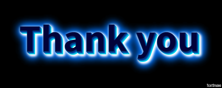 Thank you Text Effect