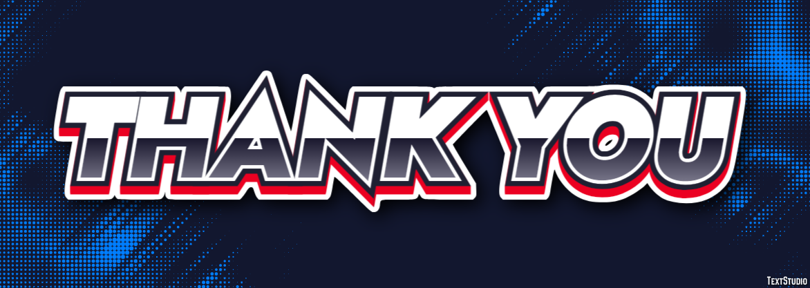 Thank you Text effect