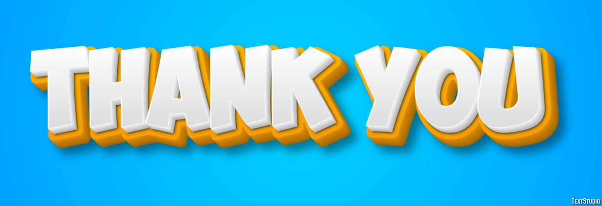 Thank you Text Effect