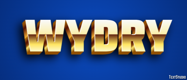 Wydry Tekst effect