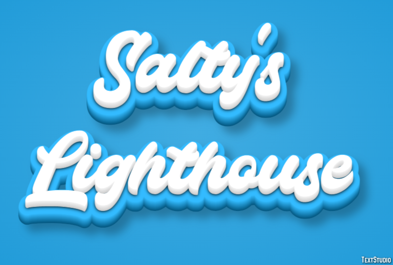 Salty’s Lighthouse Text Effect